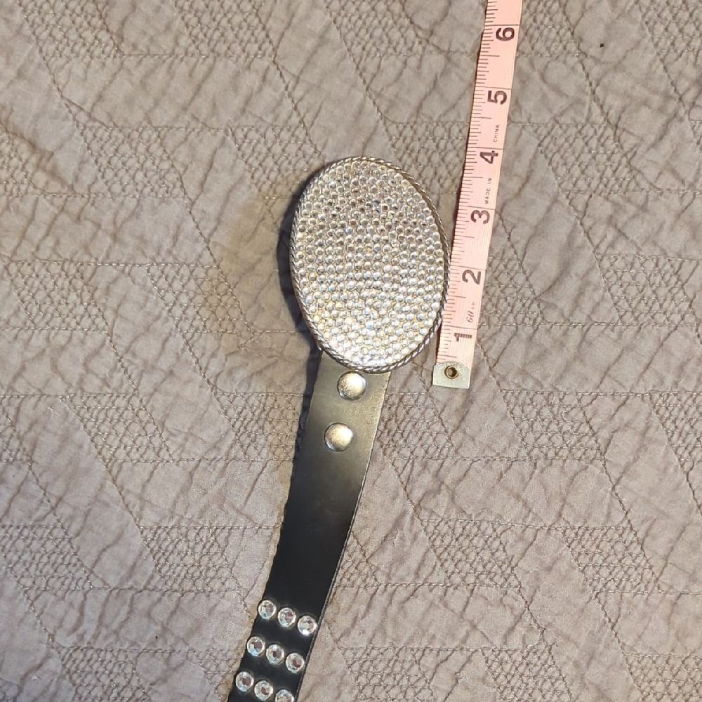 Silver Studded Women's Belt